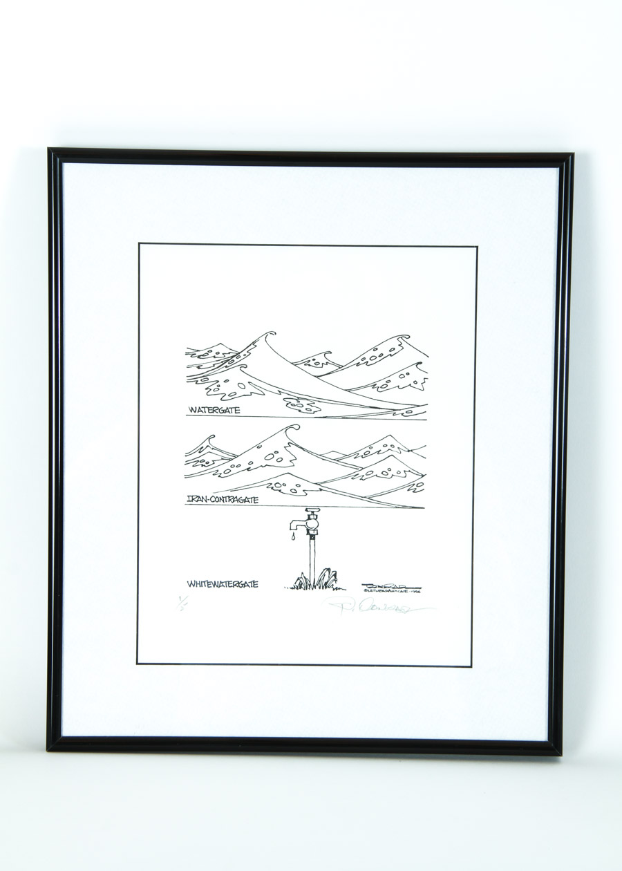 Two Paul Conrad Signed Prints