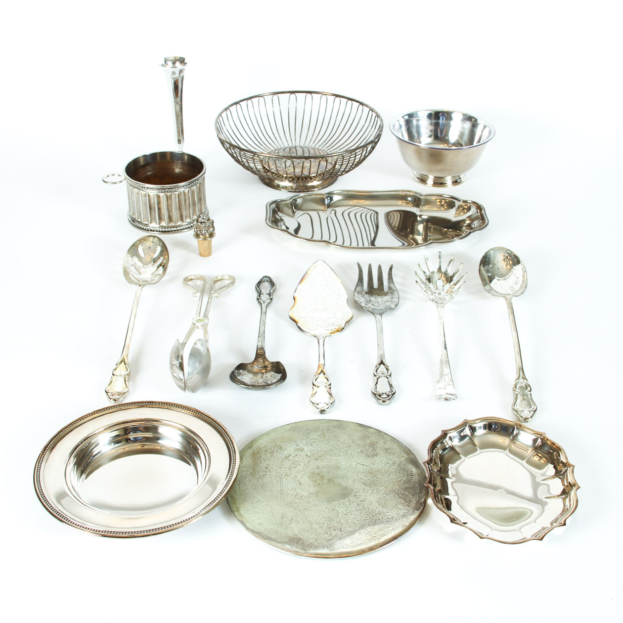 Collection of Silver Plate and Silver Tone Tableware