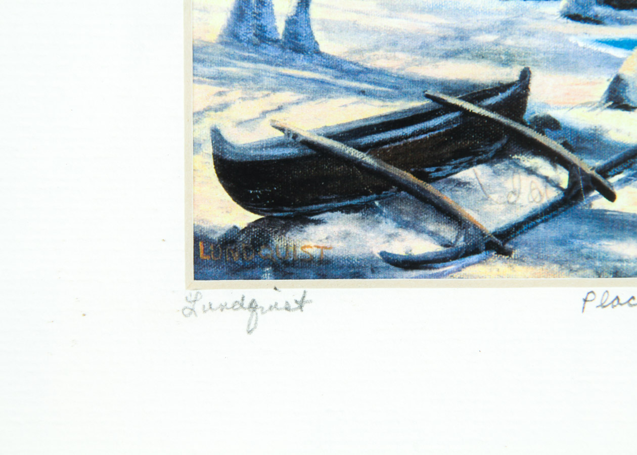 Trio of  Beach and Water Scenes