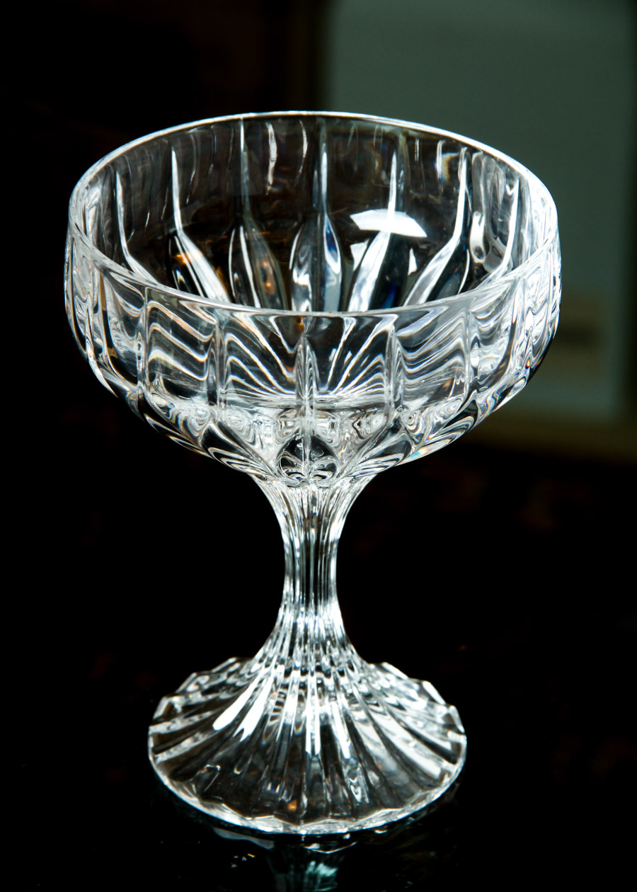 Collection of Eight Crystal Champagne Glasses