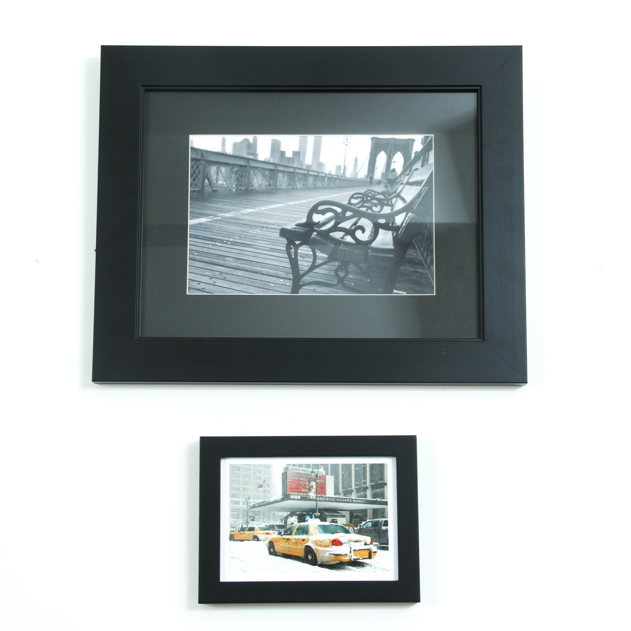 Framed Pair of New York Scenes
