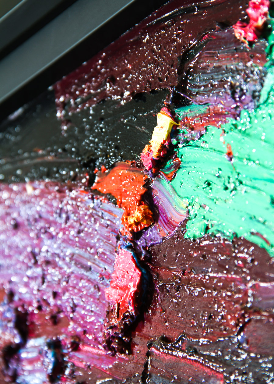 Framed Oil Painting on Canvas by Jim Rabby