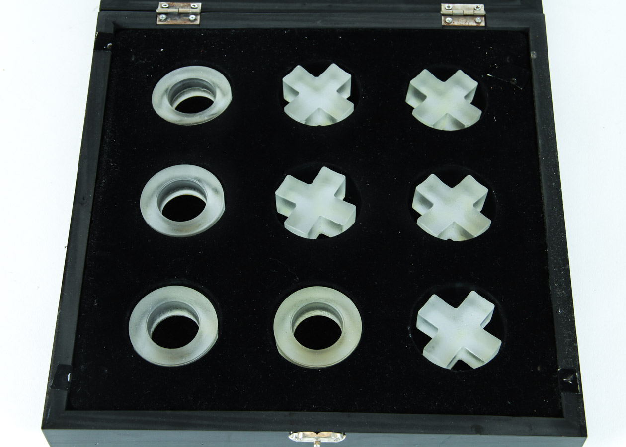 Fifth Avenue Crystal Tic Tac Toe Game Board