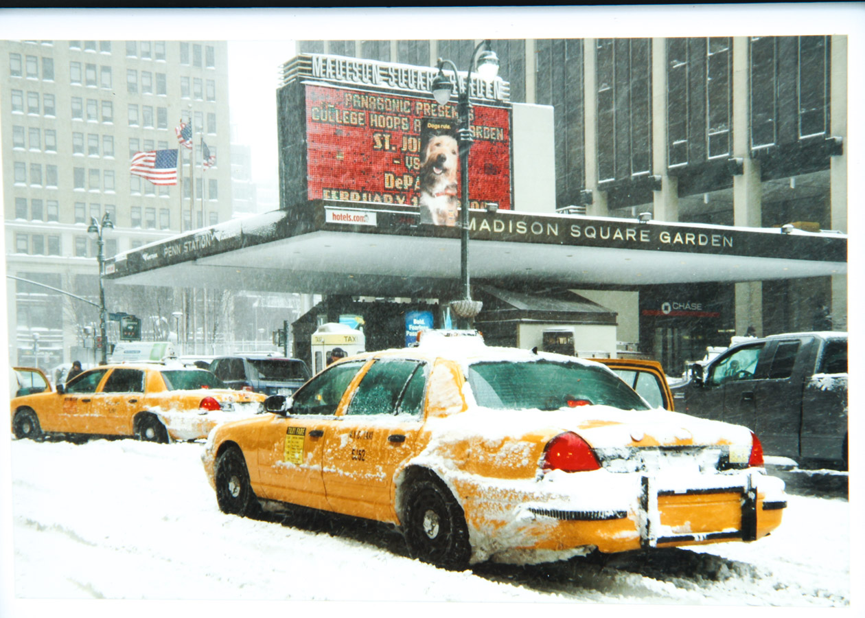 Framed Pair of New York Scenes