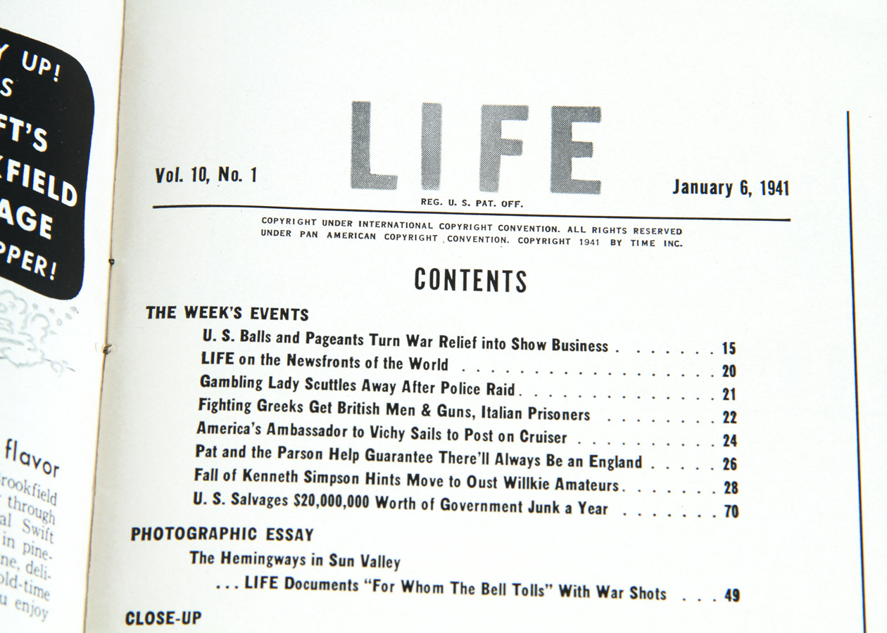 "Life" Magazine of Katherine Hepburn