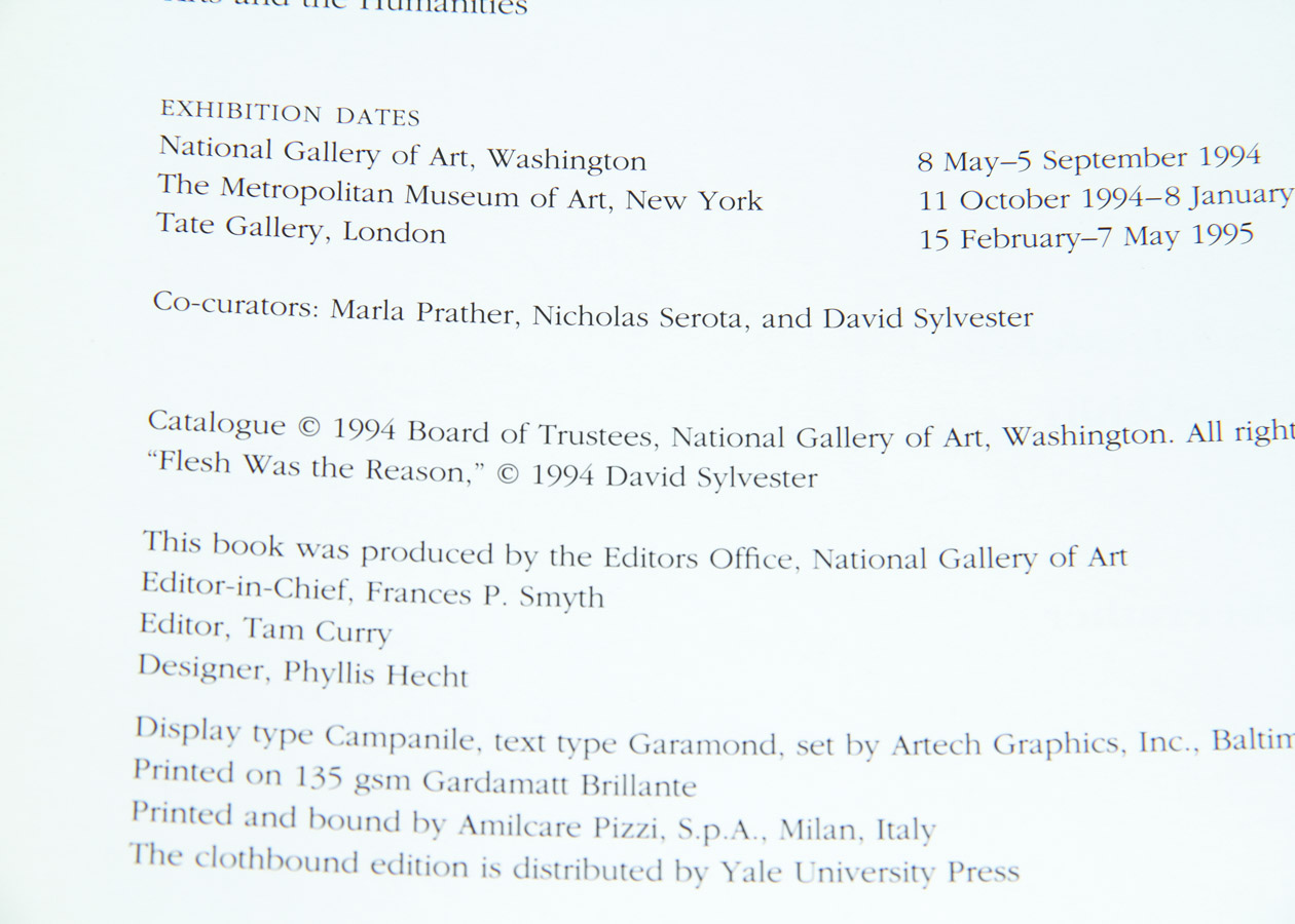 Hardcover Book "Willem de Kooning Paintings"