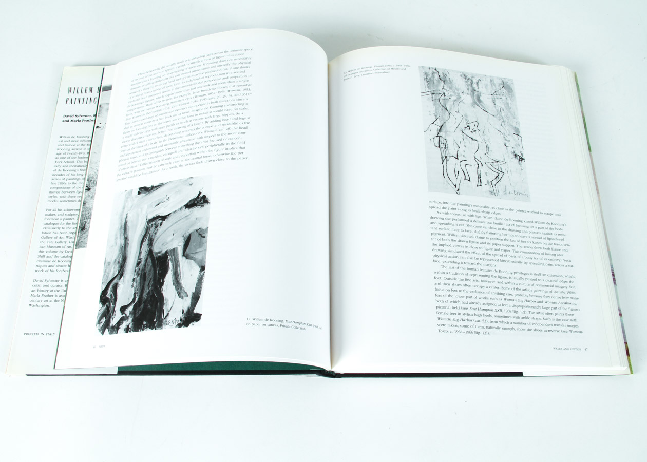 Hardcover Book "Willem de Kooning Paintings"