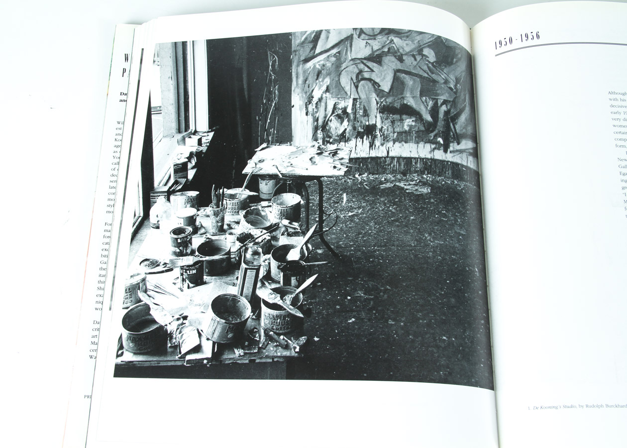 Hardcover Book "Willem de Kooning Paintings"