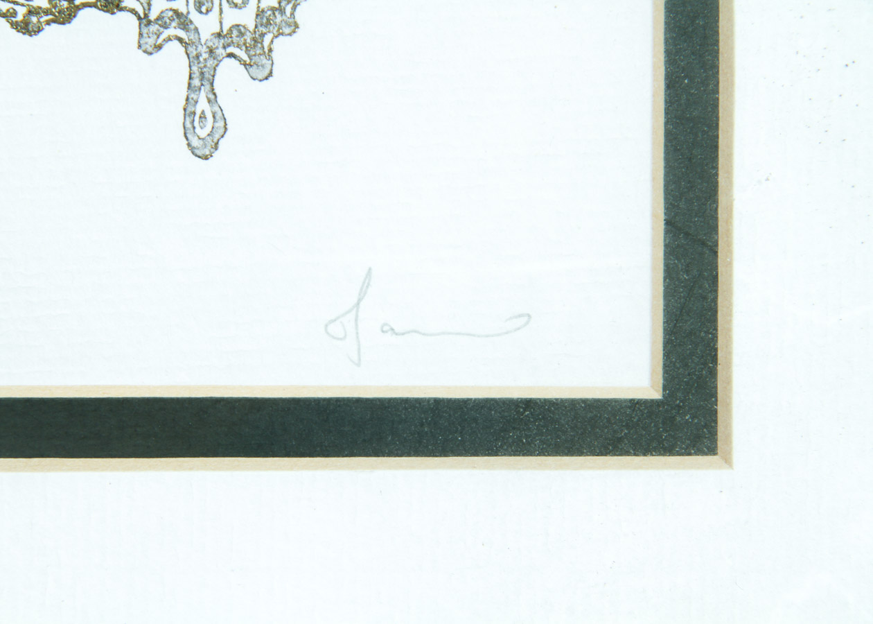 Two Prints of Butterflies and Birds