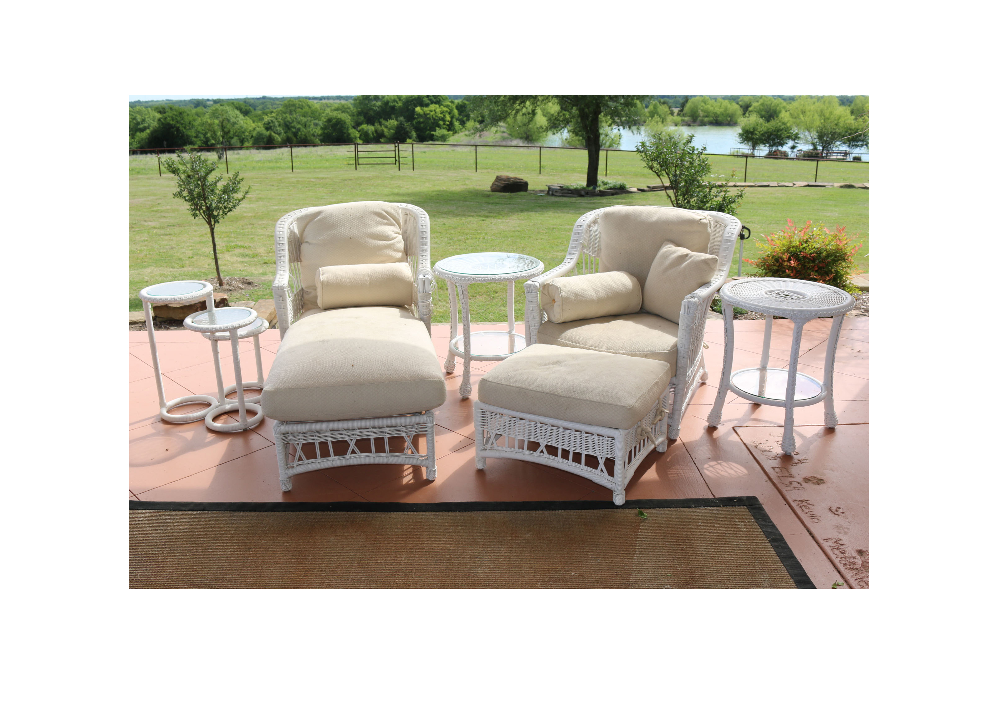 Faux-Wicker Patio Furniture