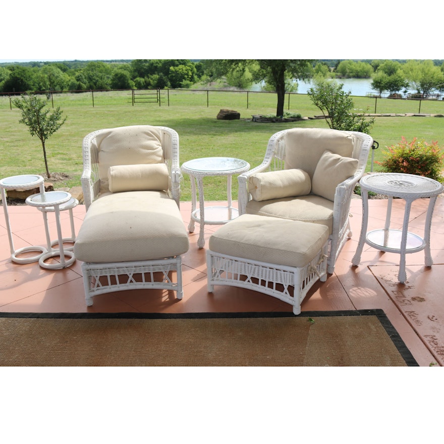 Faux-Wicker Patio Furniture