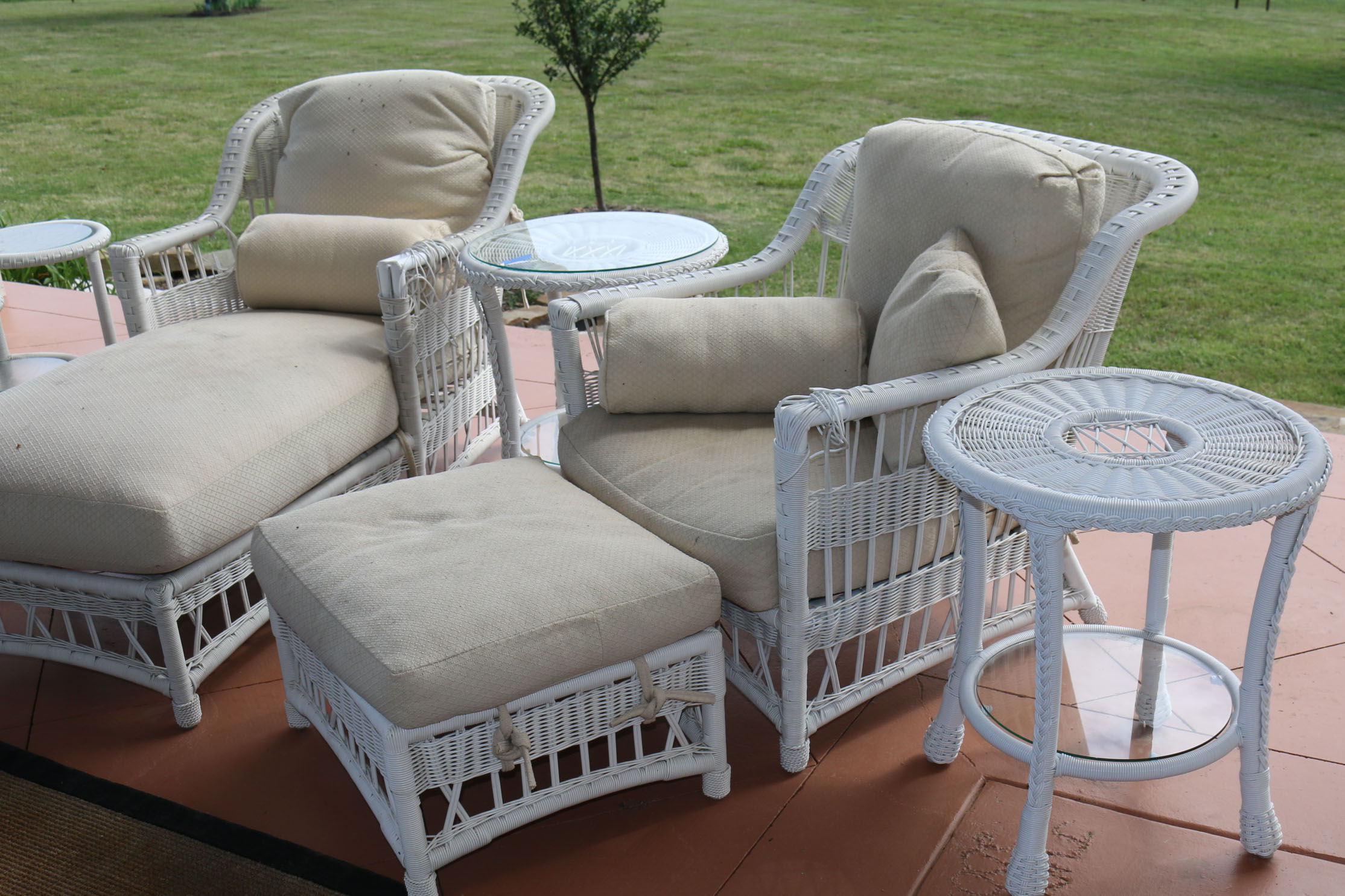 Faux-Wicker Patio Furniture