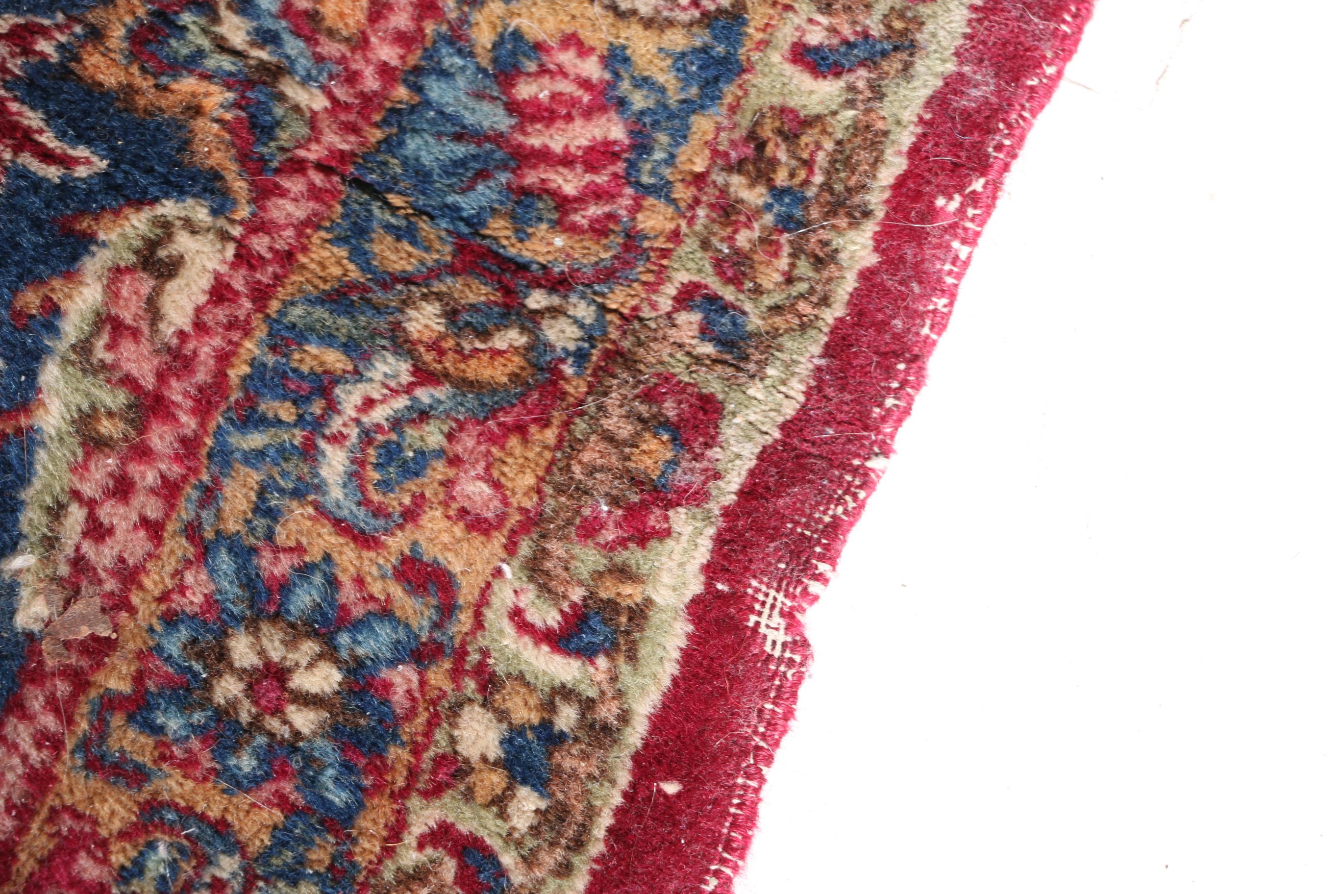 Excellent Hand-Knotted Antique Kerman Area Rug Circa 1920