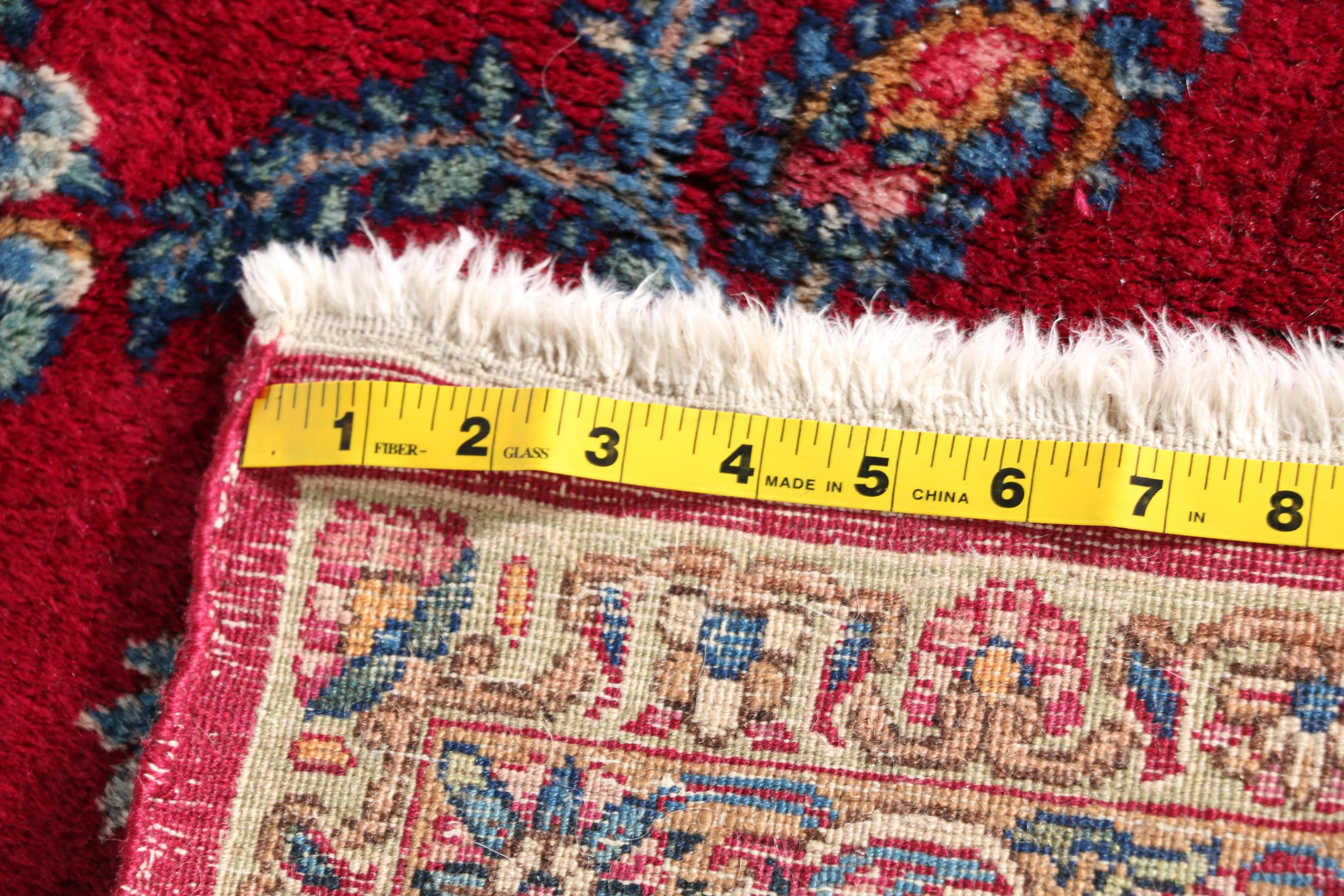 Excellent Hand-Knotted Antique Kerman Area Rug Circa 1920