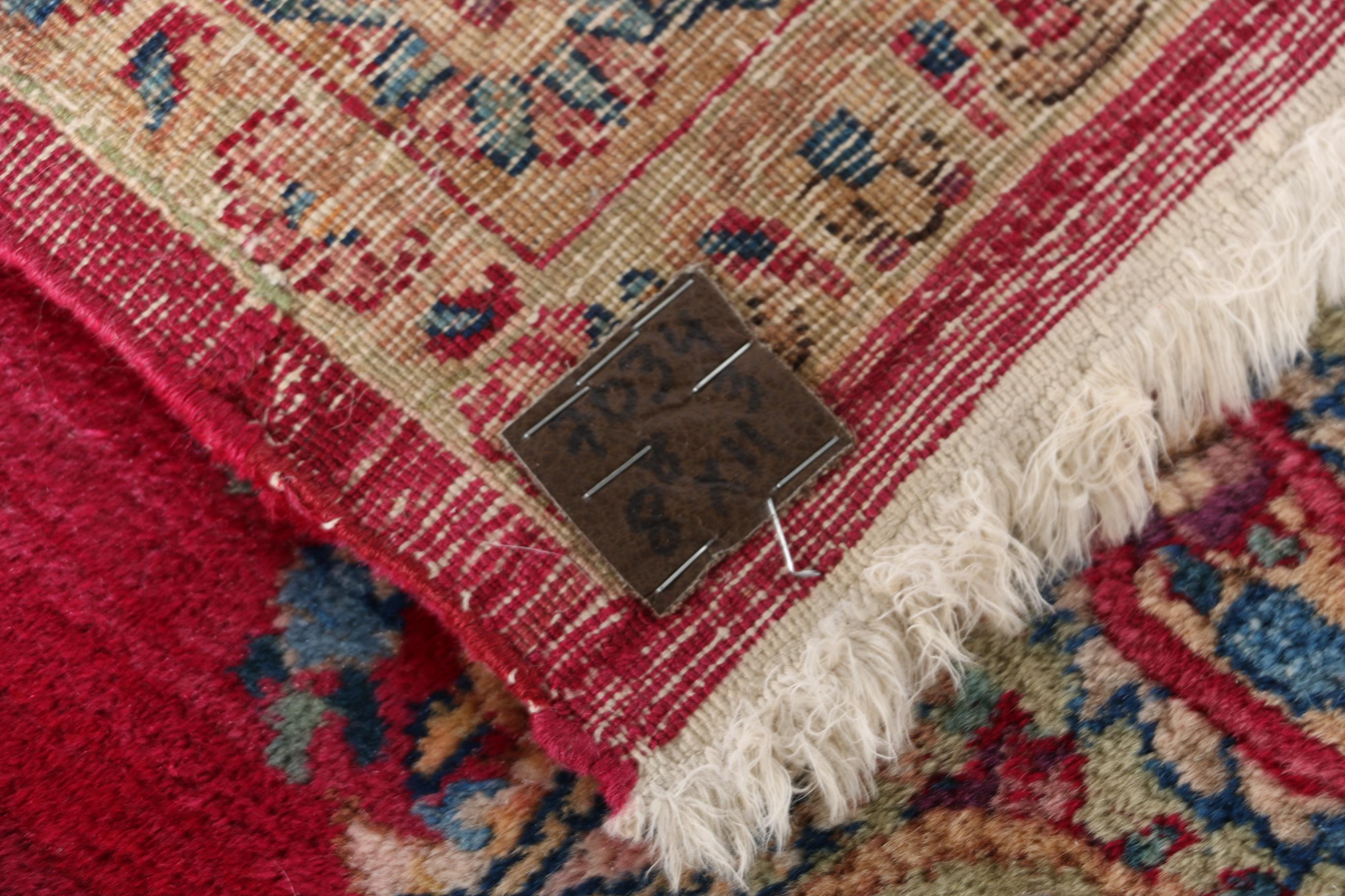 Excellent Hand-Knotted Antique Kerman Area Rug Circa 1920