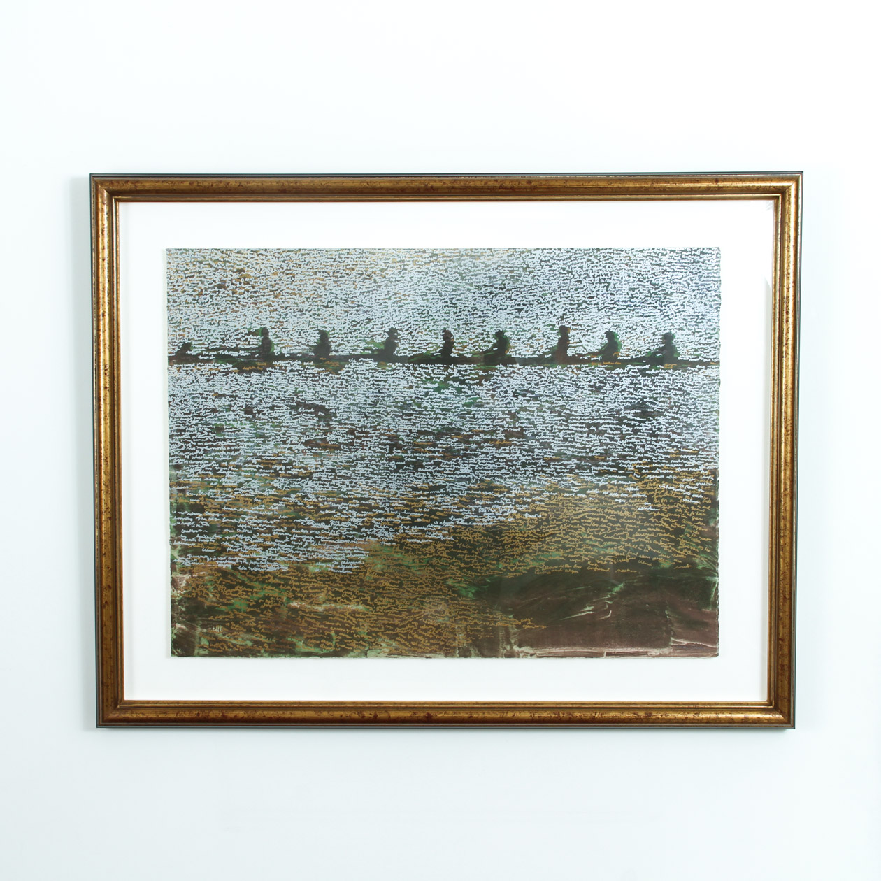 May Steven Mixed Media on Paper Painting