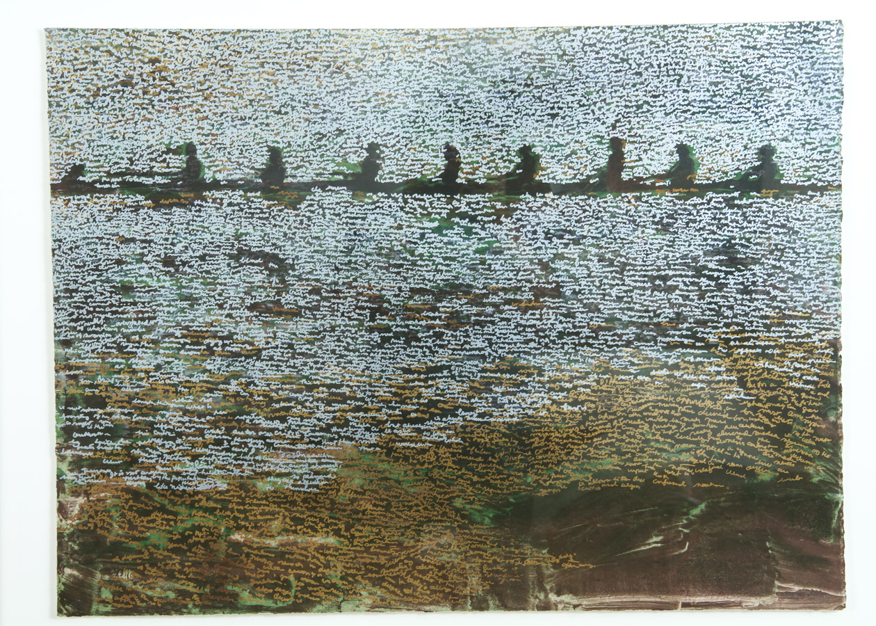 May Steven Mixed Media on Paper Painting