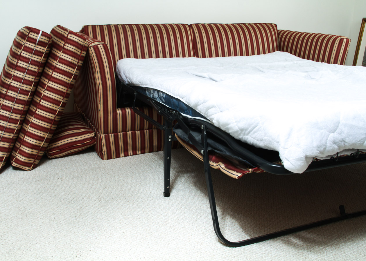 Sofa Sleeper with Two Ottomans