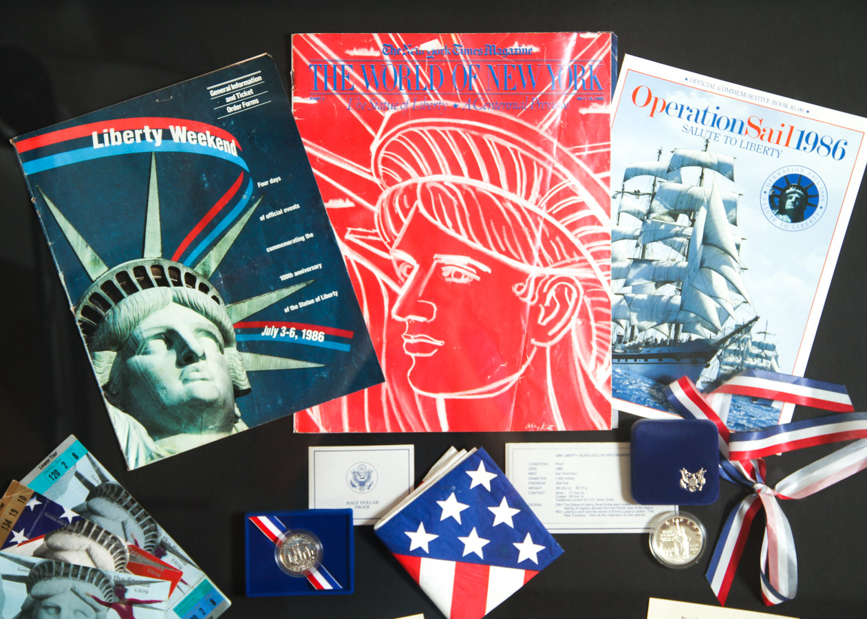 Framed Memorabilia from 1986