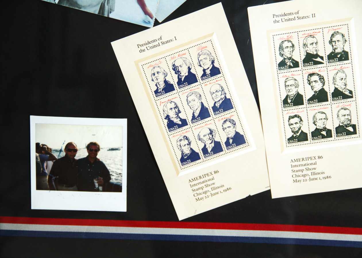 Framed Memorabilia from 1986