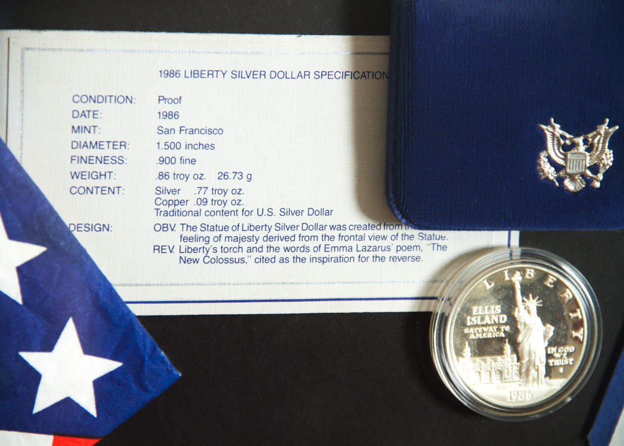 Framed Memorabilia from 1986