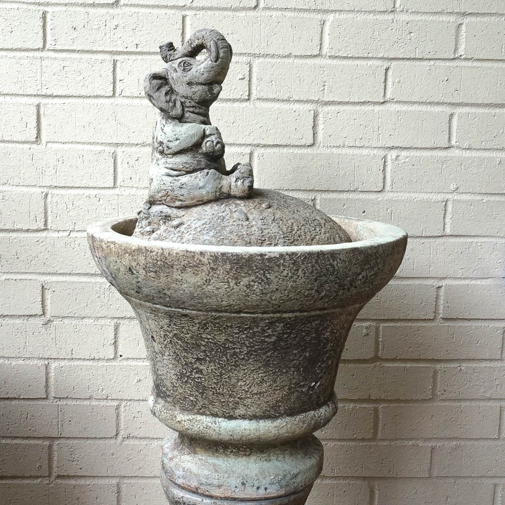 Elephant Sculpture Fountain