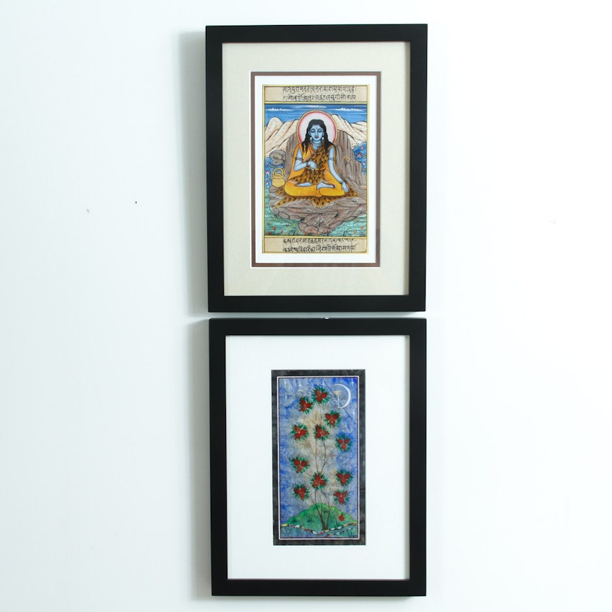 Pair of Framed Indian Paintings