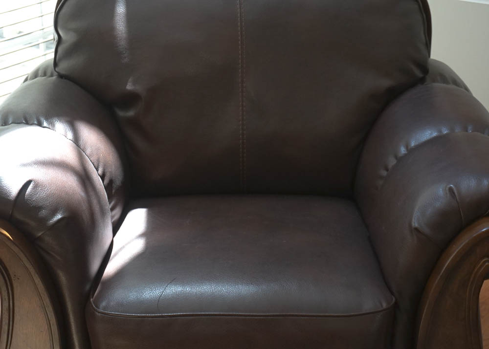 Ashley Furniture DuraBlend Blended Leather Club Chair