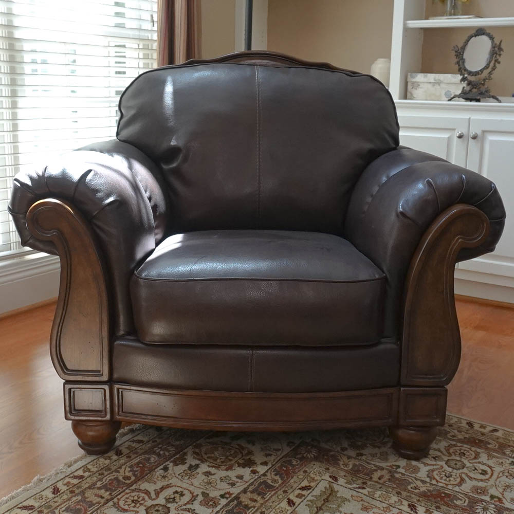 Ashley Furniture DuraBlend Blended Leather Club Chair