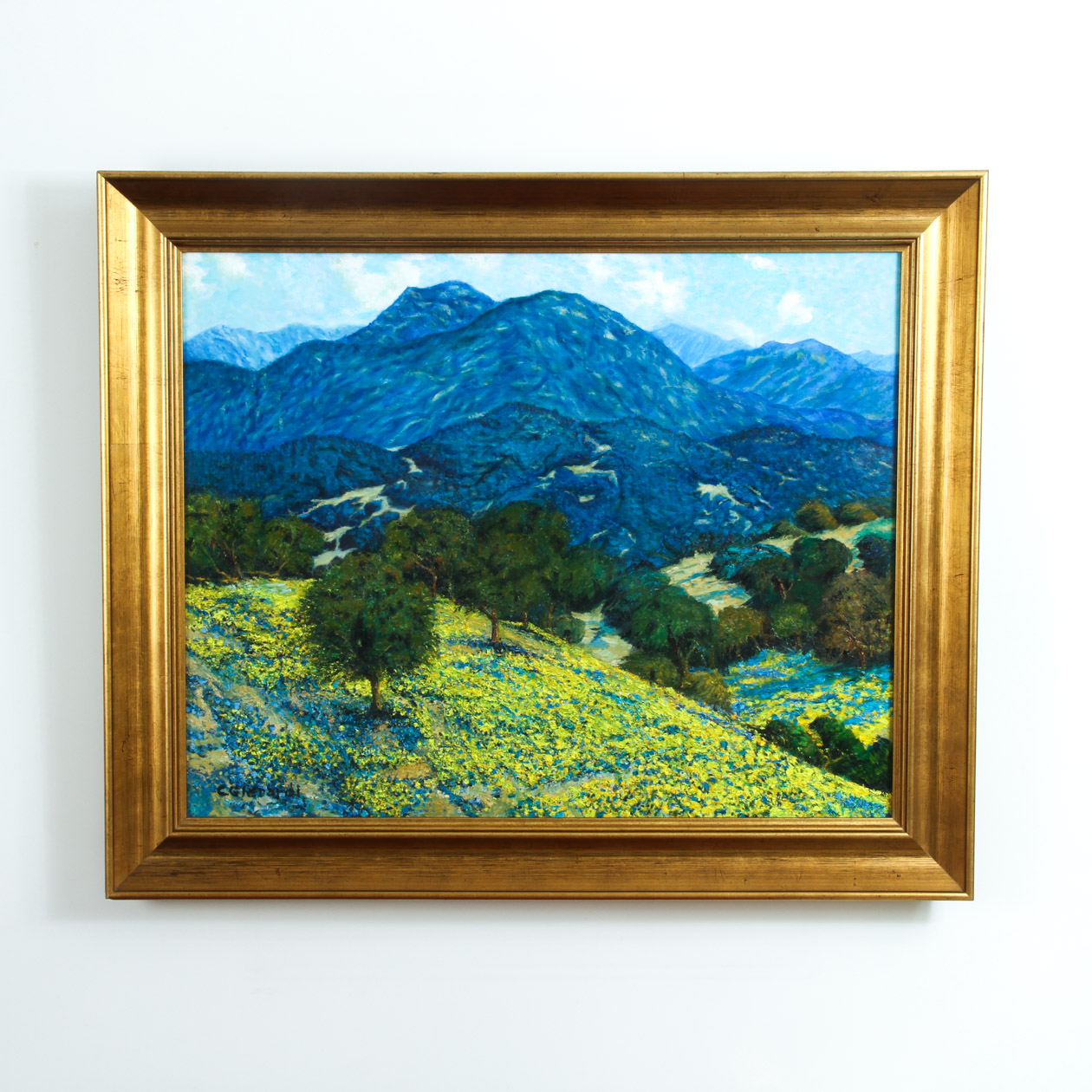 Framed Oil Painting by C. Glendardi