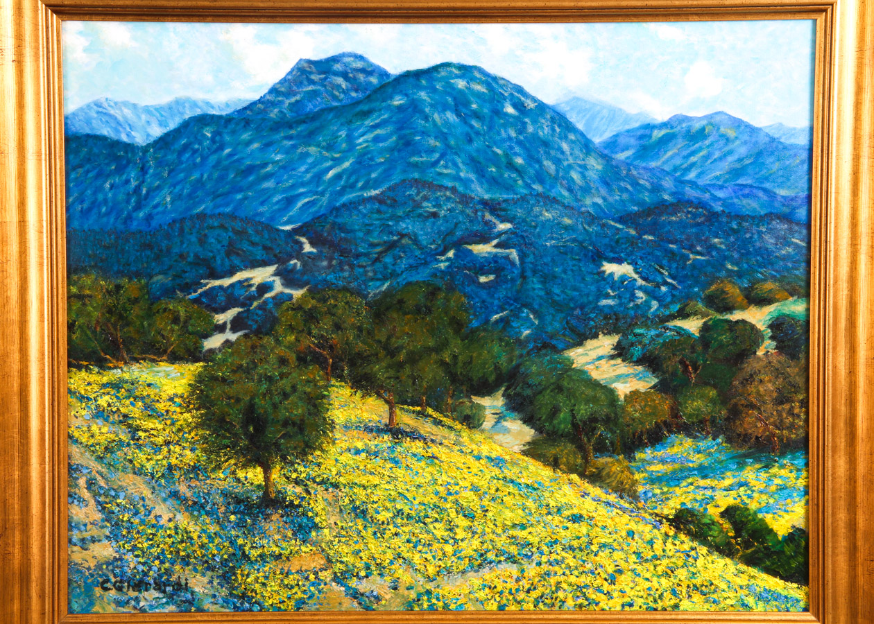 Framed Oil Painting by C. Glendardi