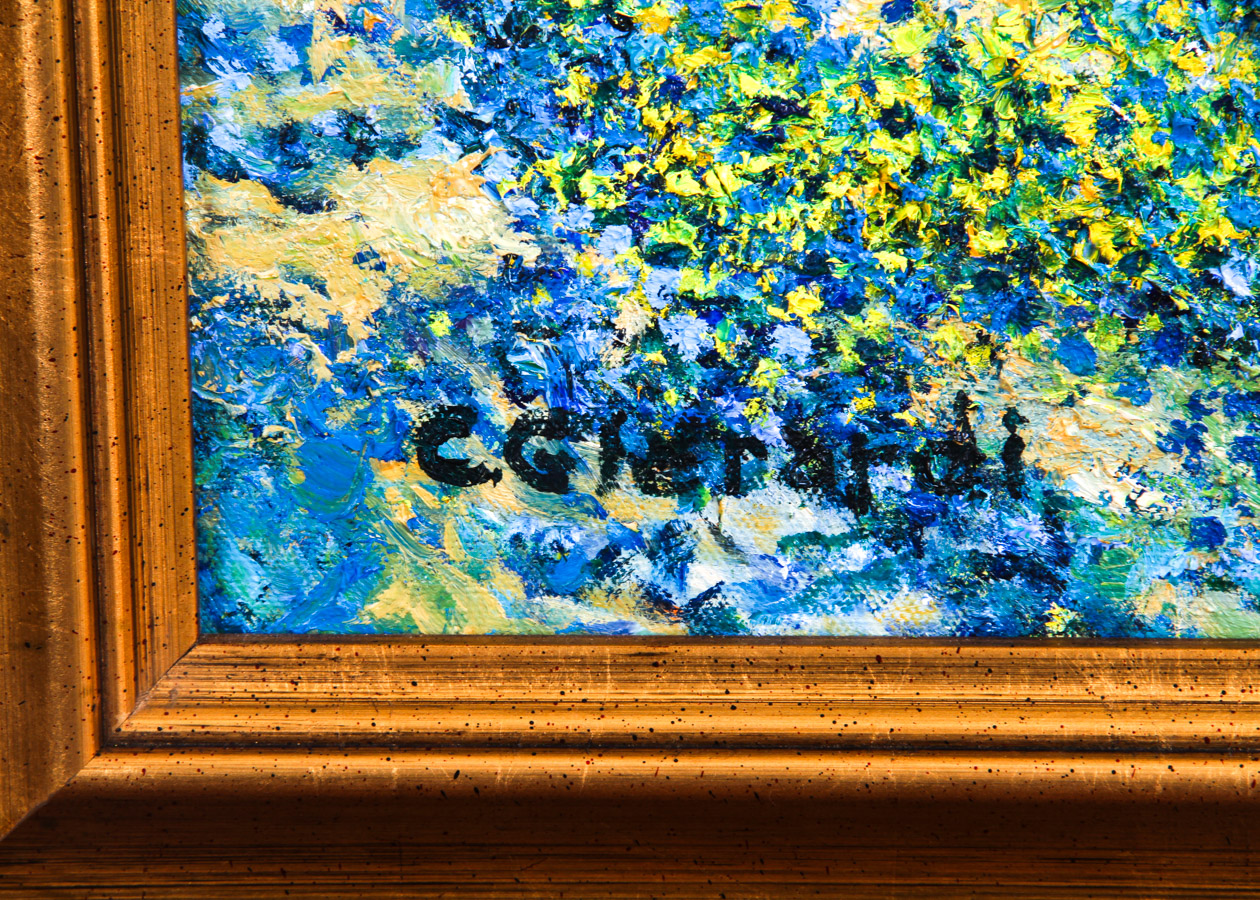 Framed Oil Painting by C. Glendardi