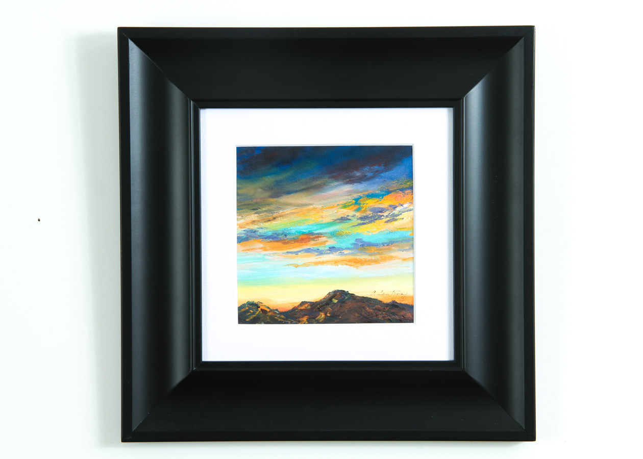 Two Cyndy Carstens Oil Paintings on Paper