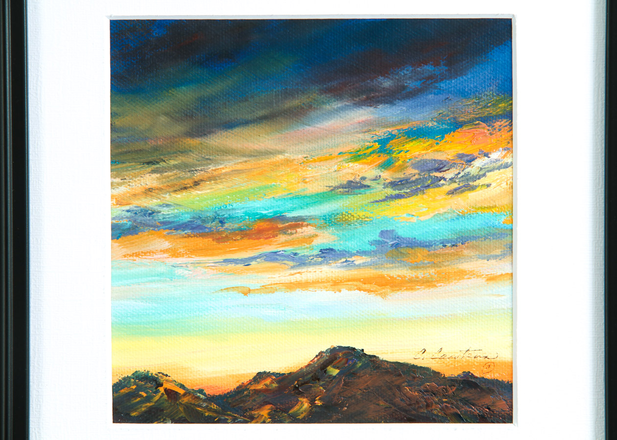 Two Cyndy Carstens Oil Paintings on Paper