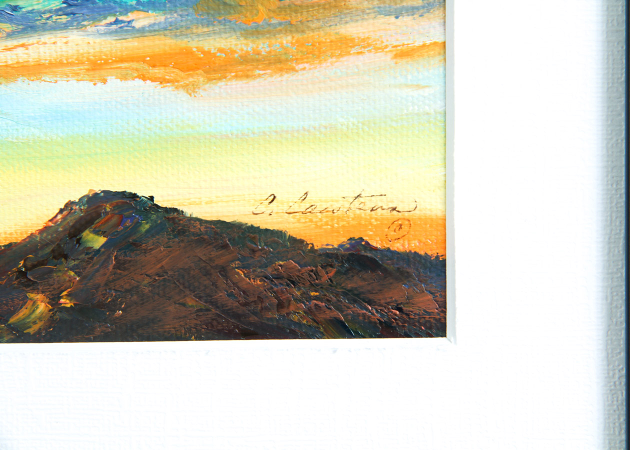 Two Cyndy Carstens Oil Paintings on Paper