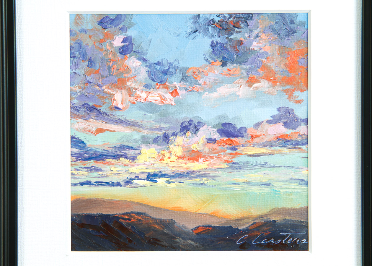 Two Cyndy Carstens Oil on Board Paintings