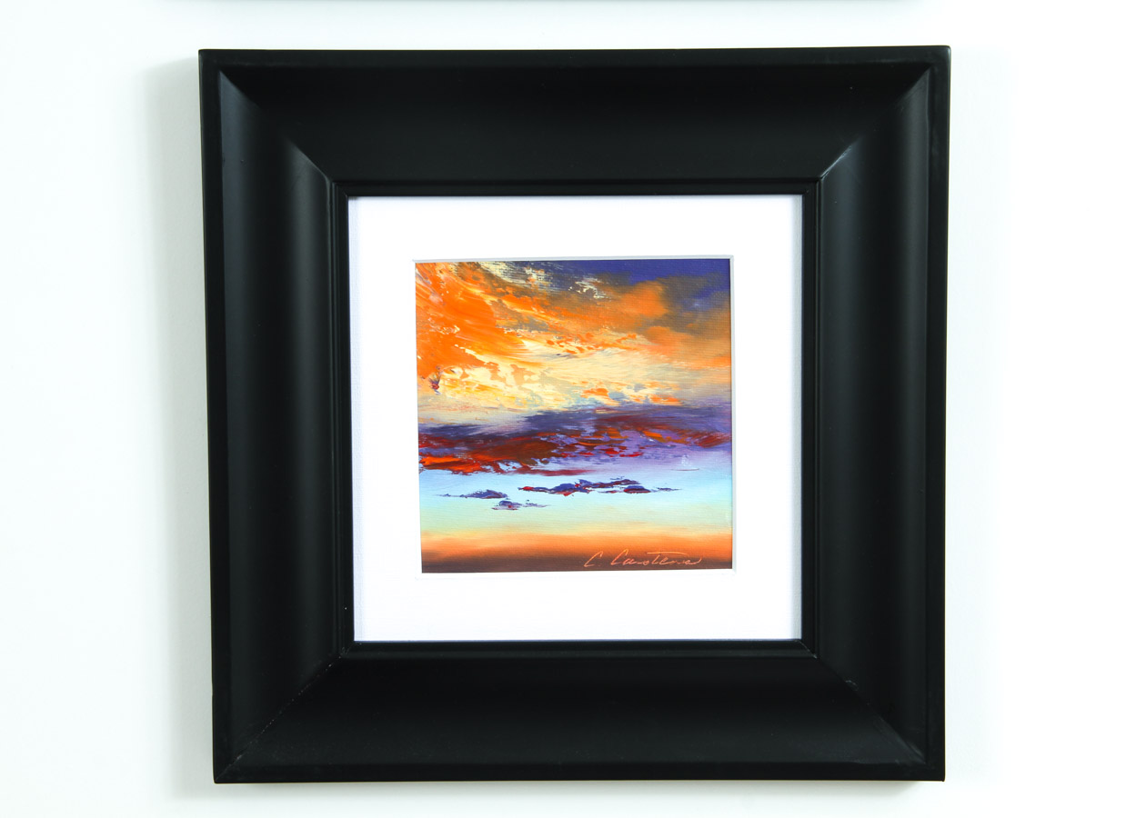 Two Cyndy Carstens Oil Paintings on Paper