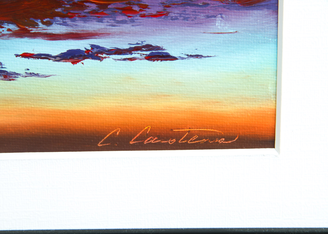 Two Cyndy Carstens Oil Paintings on Paper