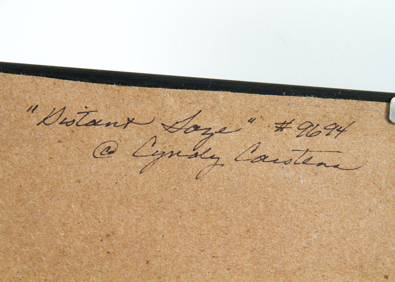 Two Cyndy Carstens Oil Paintings on Paper