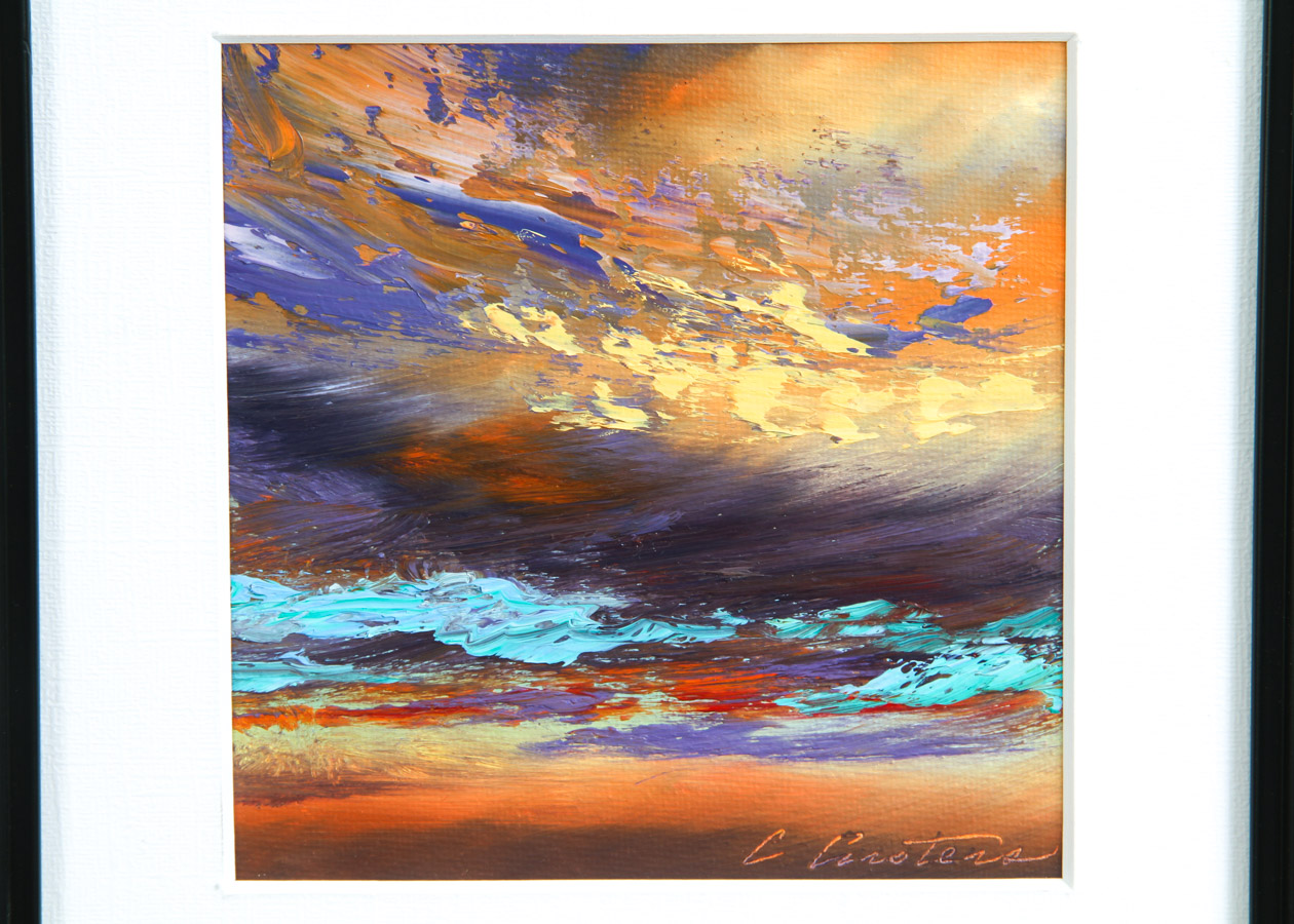 Two Cyndy Carstens Oil on Board Paintings