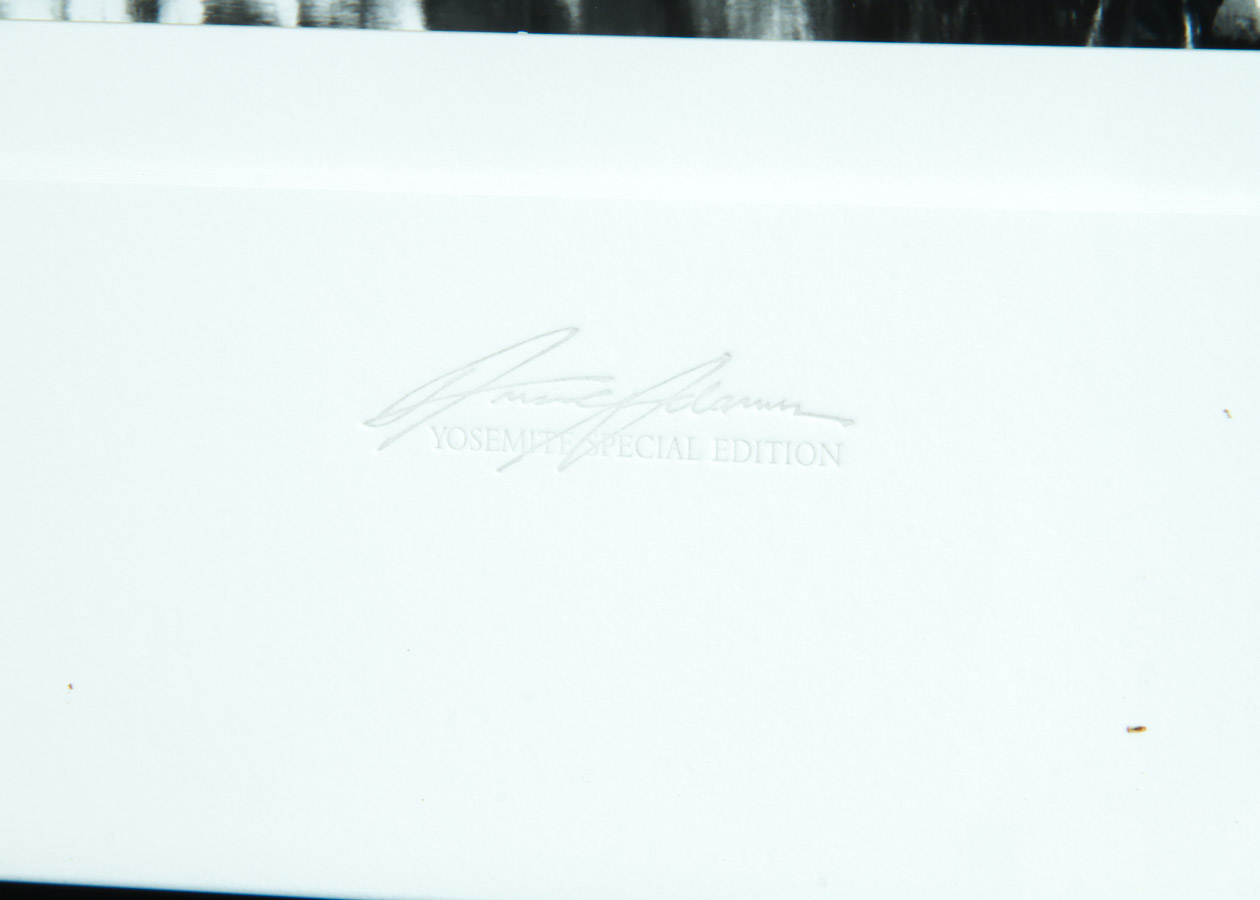 Ansel Adams Gelatin Silver Print Half Dome, Merced River, Winter