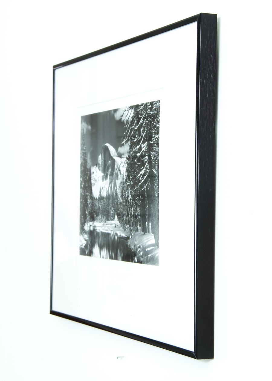 Ansel Adams Gelatin Silver Print Half Dome, Merced River, Winter