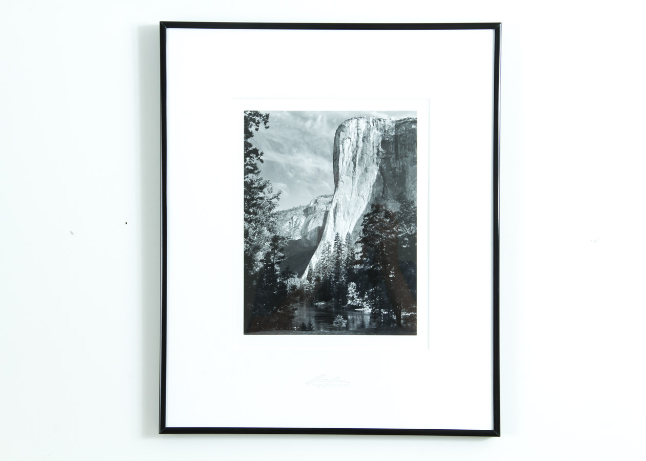 Ansel Adams Gelatin Silver Print "El Capitain"