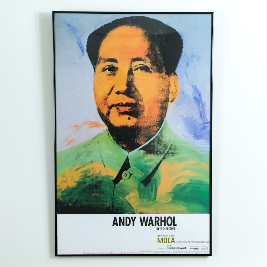 Poster From Andy Warhol's 2002 MOCA Show