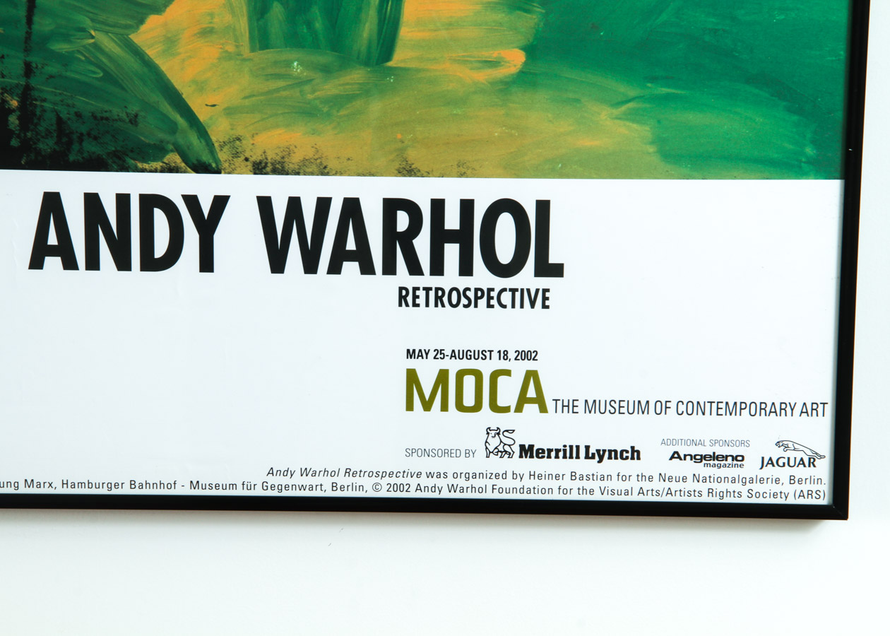 Poster From Andy Warhol's 2002 MOCA Show