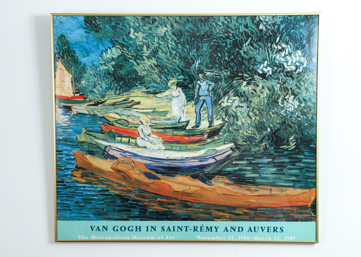 Pair of Vintage Art Museum Posters of Impressionist Artists