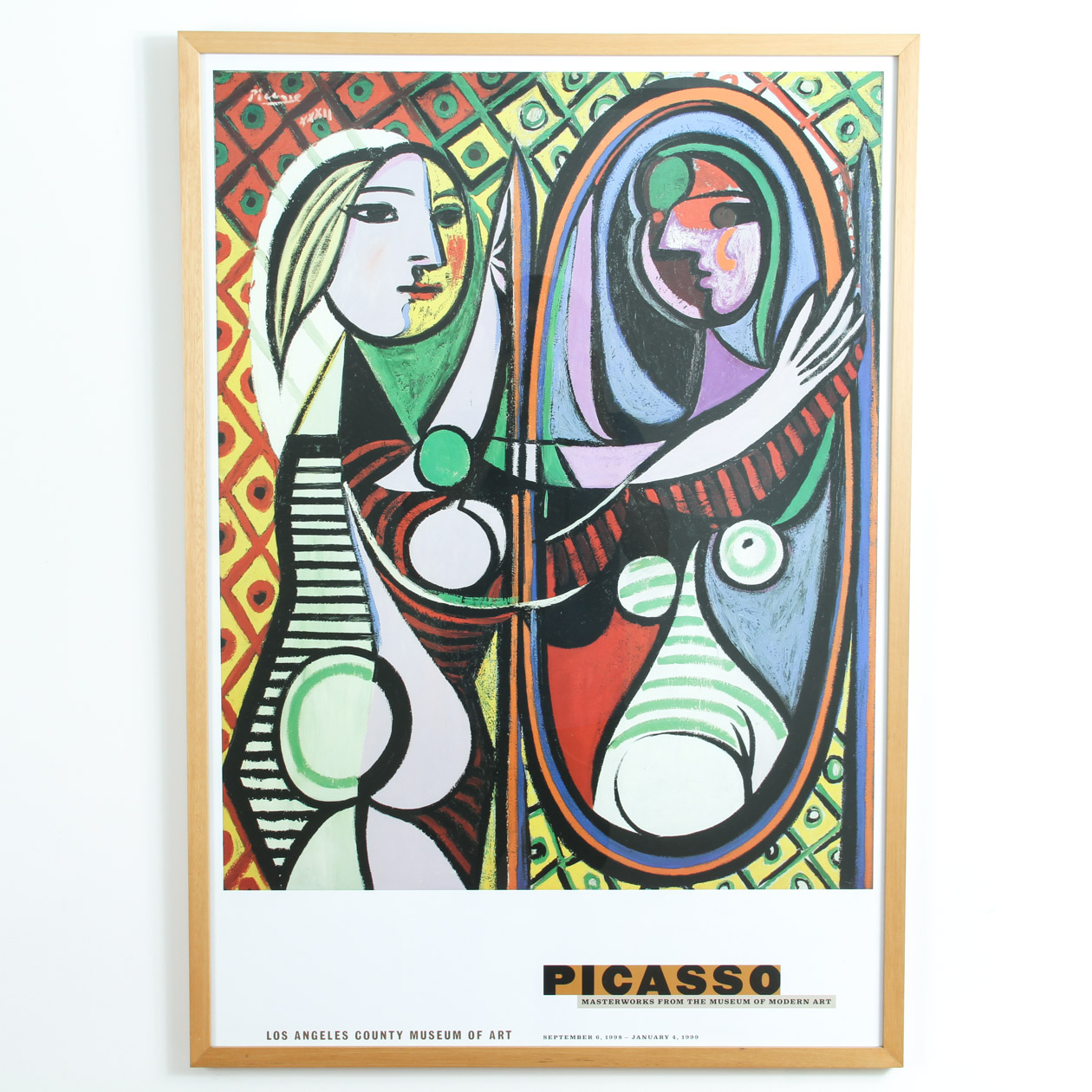 Poster of PIcasso's 1998-1999 Show at LACMA