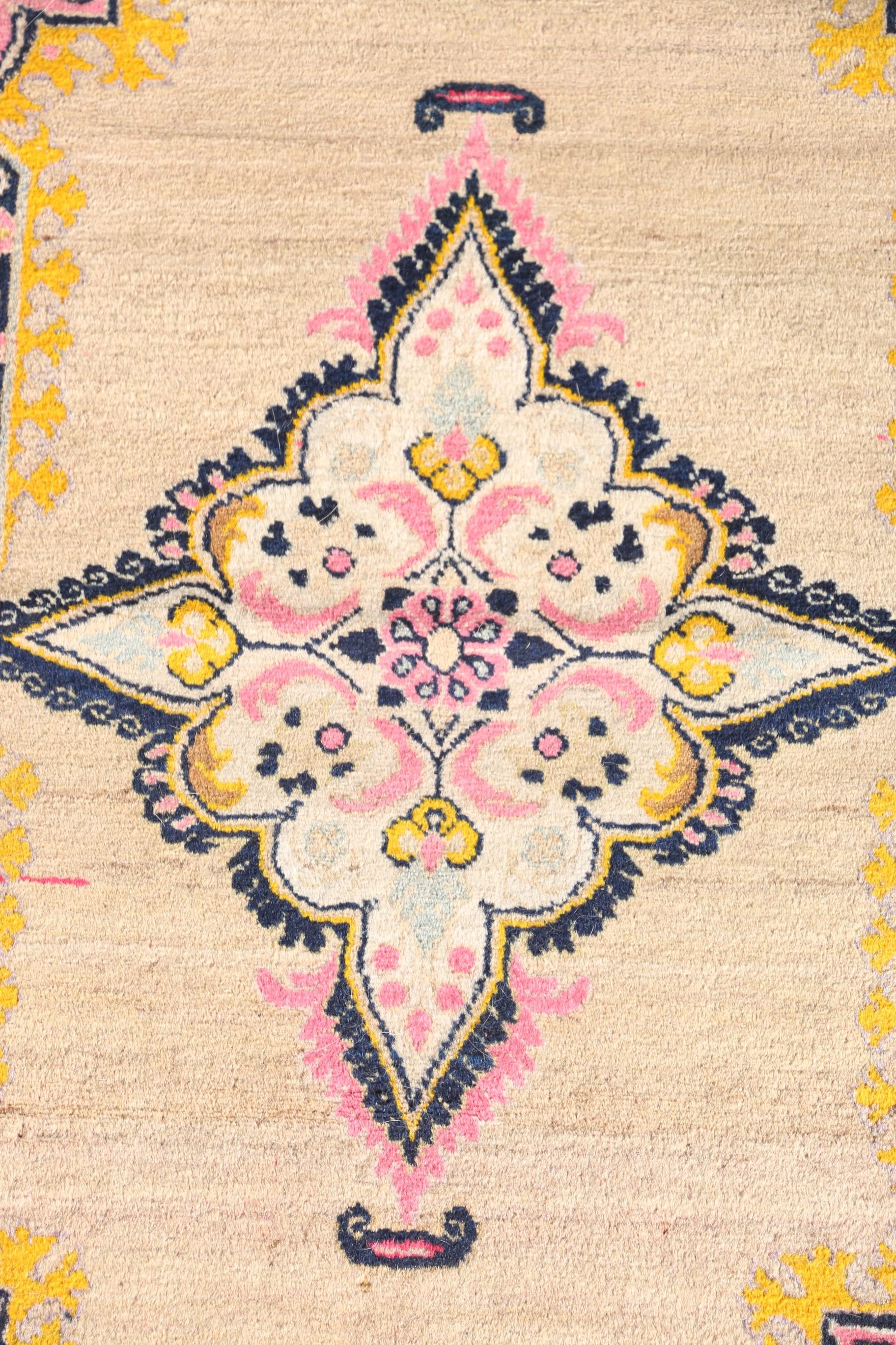 Hand-Knotted Persian Dowry Rug