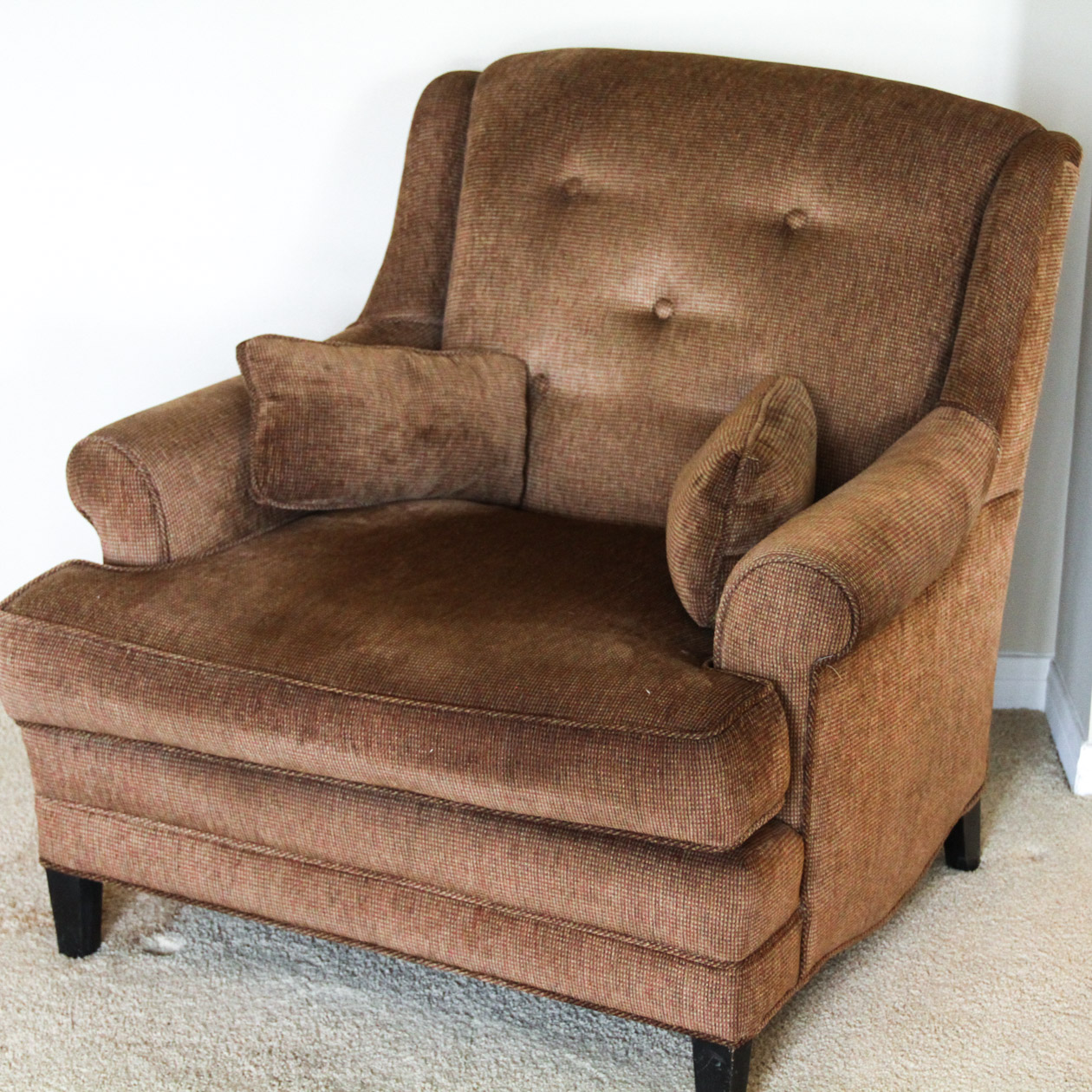 Club Chair with Ottoman