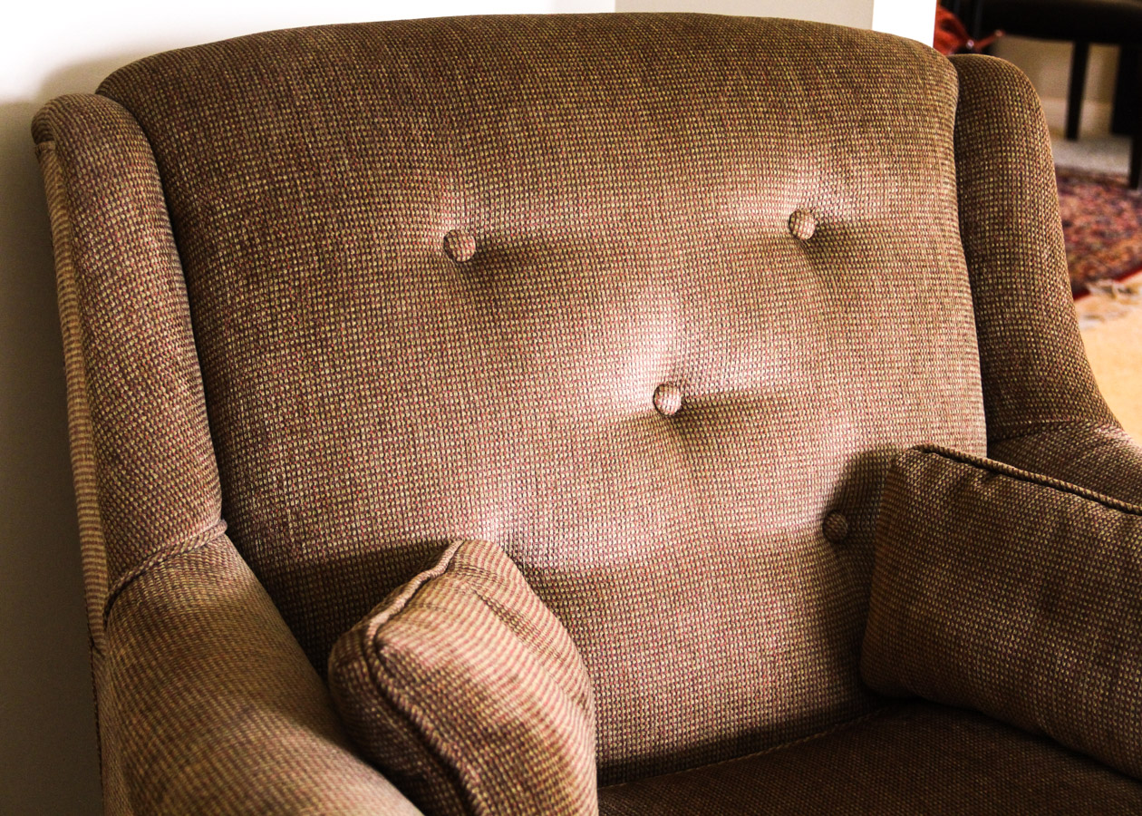 Club Chair with Ottoman